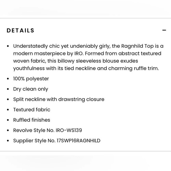 IRO Ragnhild Tank in White - Picture 9 of 9